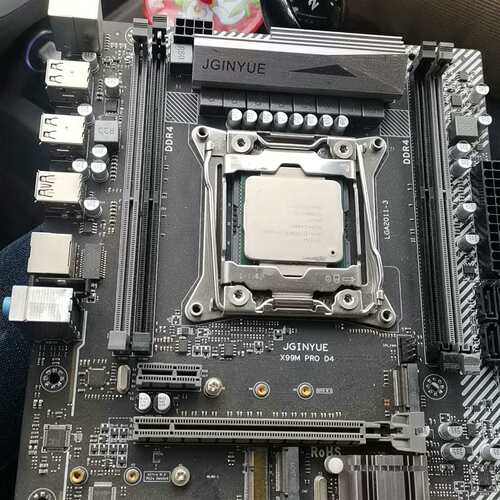 {议价}E5 2630V3+精粤X99板U一套，颜值高。带m2接