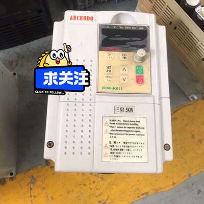 {议价}#电子元器件 二手拆机变频器B100-M330015/B
