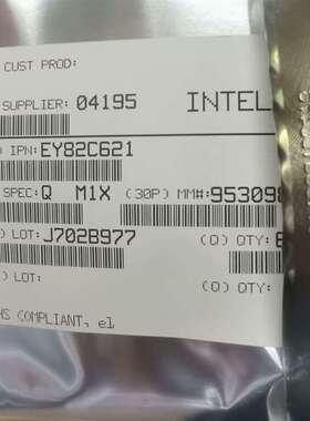 议价英特尔主芯片，EY82C621 QM1X，全新原装，