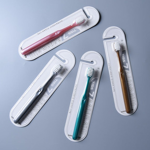 日单家庭款成人情侣超细纤维软毛成人牙刷单支装5612-201