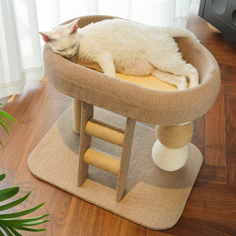 猫爬架猫窝一体小户型不占地
