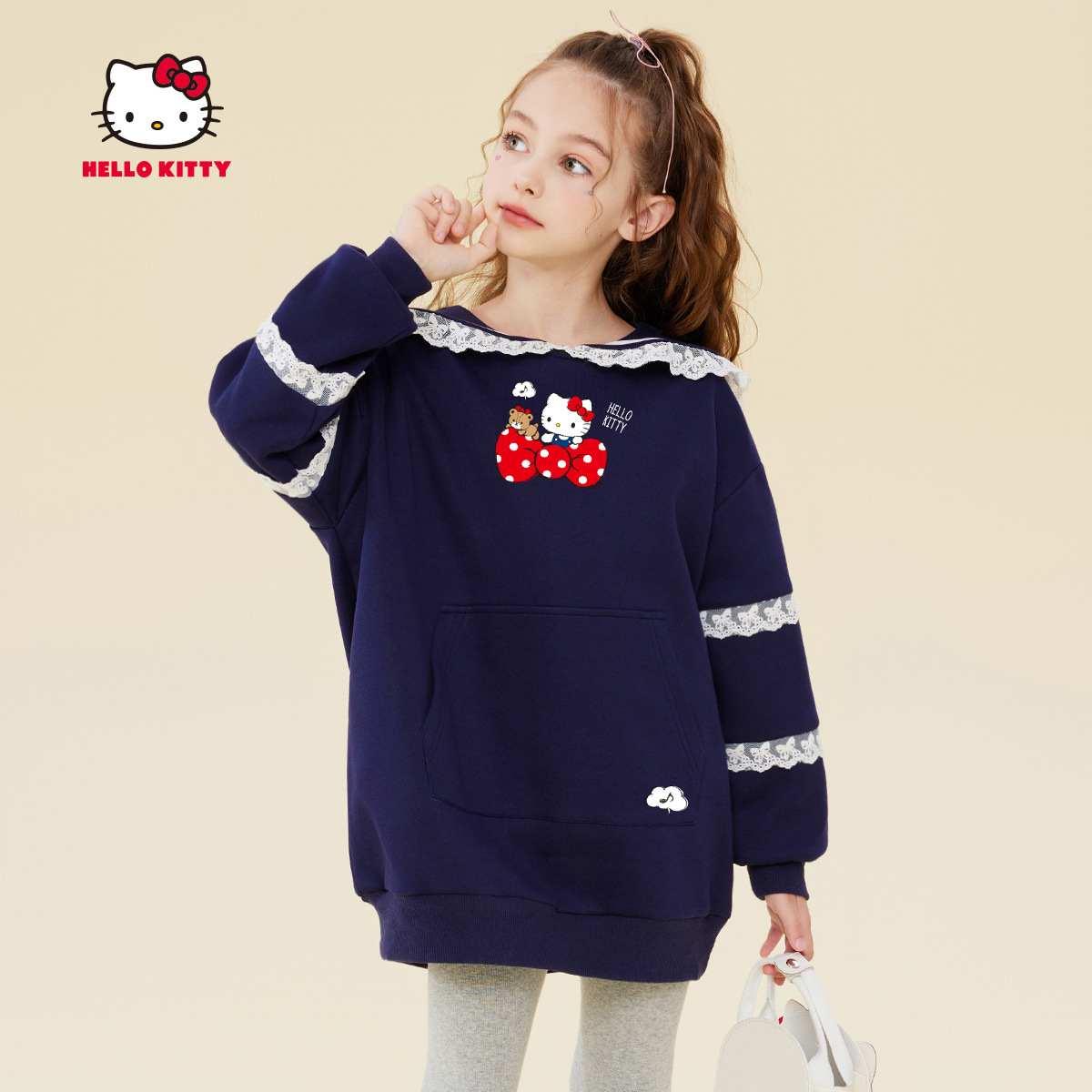 10岁14女童加绒卫衣秋冬2025新款中大童中长款潮上衣女孩打底衫15