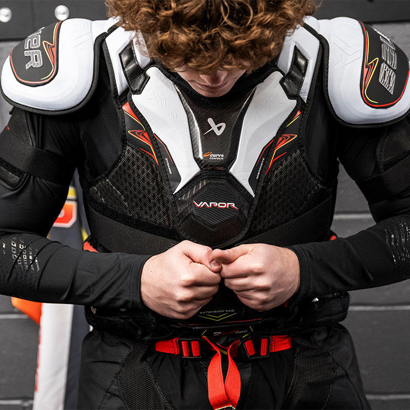 25年新款Bauer FLYPRO冰球护具套装鲍尔高级款冰球护胸护腿护肘