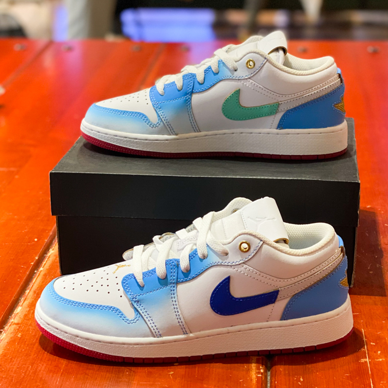 NIKE耐克2024春款大童鞋AIR JORDAN 1 LOWSE休闲篮球鞋FN8895-141 运动鞋new 篮球鞋 原图主图