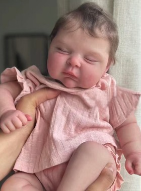 50厘米仿真婴儿洋娃娃Peaches可爱宝宝纯手工高端制作儿童玩具