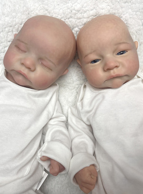 45CM全实心硅胶Levi真实柔软Q弹重生婴儿仿真洋娃娃换装儿童玩具