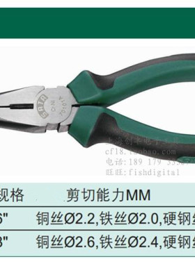 SATA世达工具双色柄尖咀钳 省力型尖嘴钳70101A 70102A 70612A