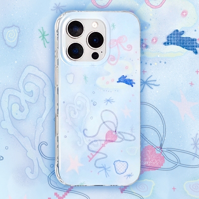 【支持17】坠入兔子海小清新双层日系复古艺术家授权合作可爱手绘简约日韩IMDiPhone16ProM苹果15华为mate70