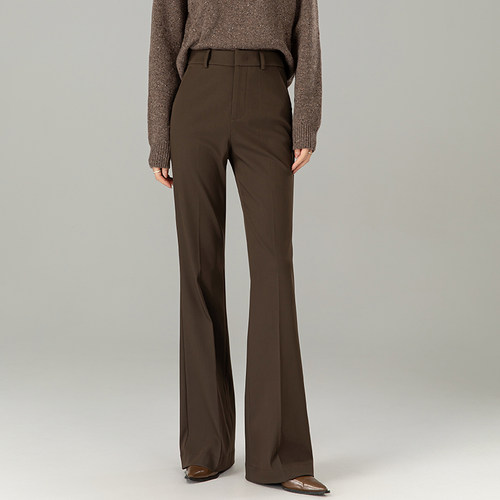 曼依拉通勤高腰弹力神裤垂坠感