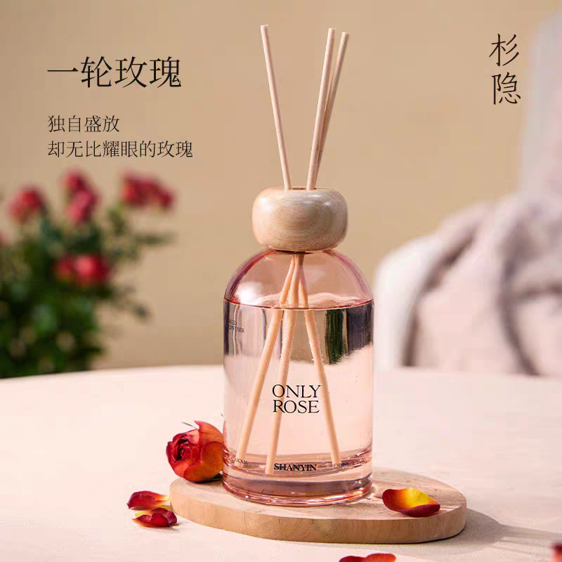 杉隐生活空格香薰超大容量家居香氛一轮玫瑰香薰精油送礼摆件