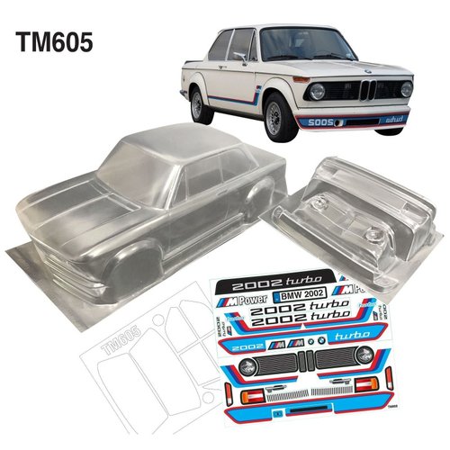 1/10 TM605 PC 宝马BMW2002 M车壳 轴距225mm 宽度165mm 运费6元