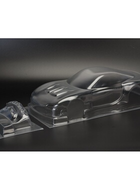 Mazda马自达TM107 RX7透明M车壳 附彩贴/灯杯/尾翼 210mm运费6元