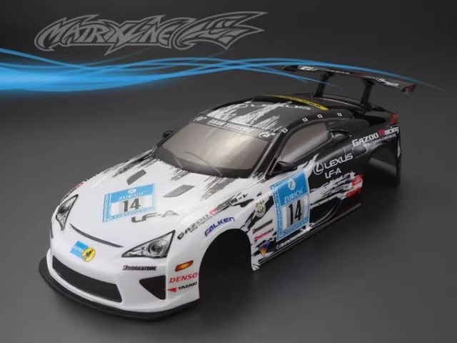 1/10 PC车壳 雷克萨斯LFA 完成喷涂 260mm轴距 190mm宽 漂移竞速
