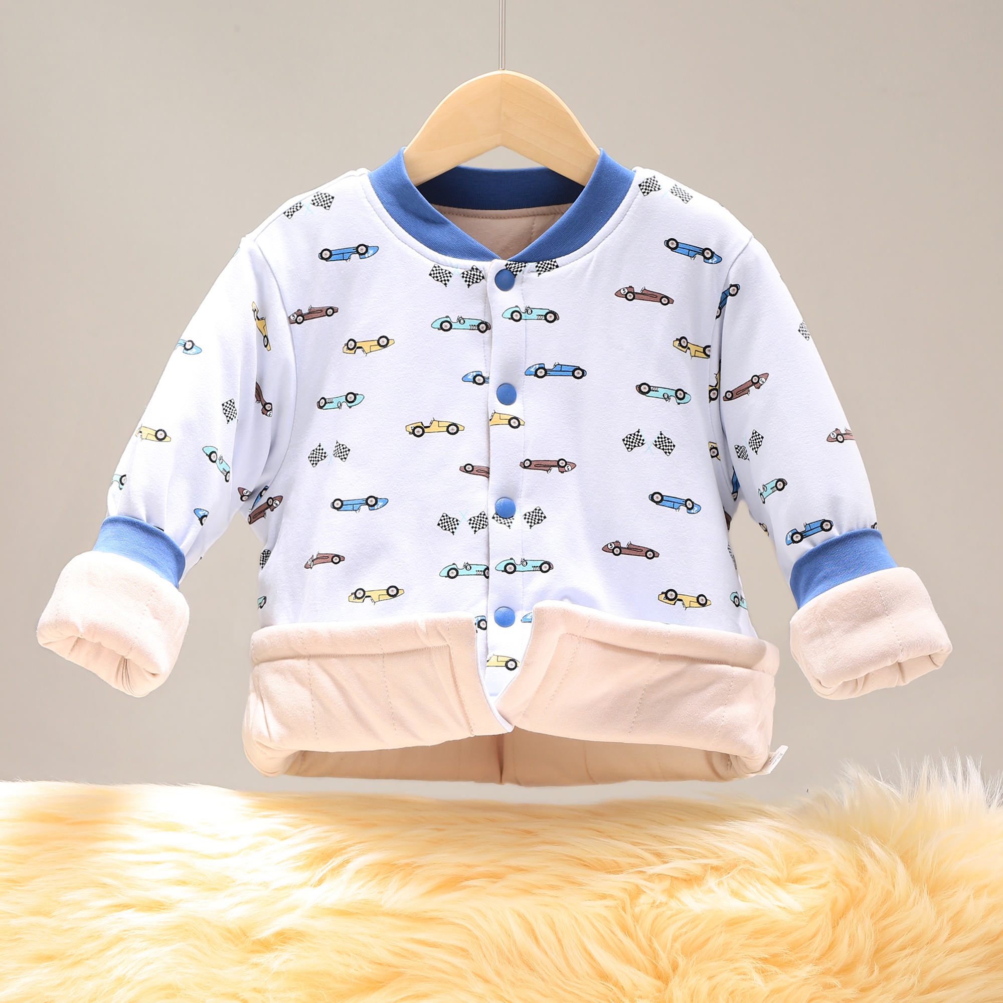 男童校服神器内搭儿童棉袄冬季外套宝宝加厚棉衣2025新款保暖棉服