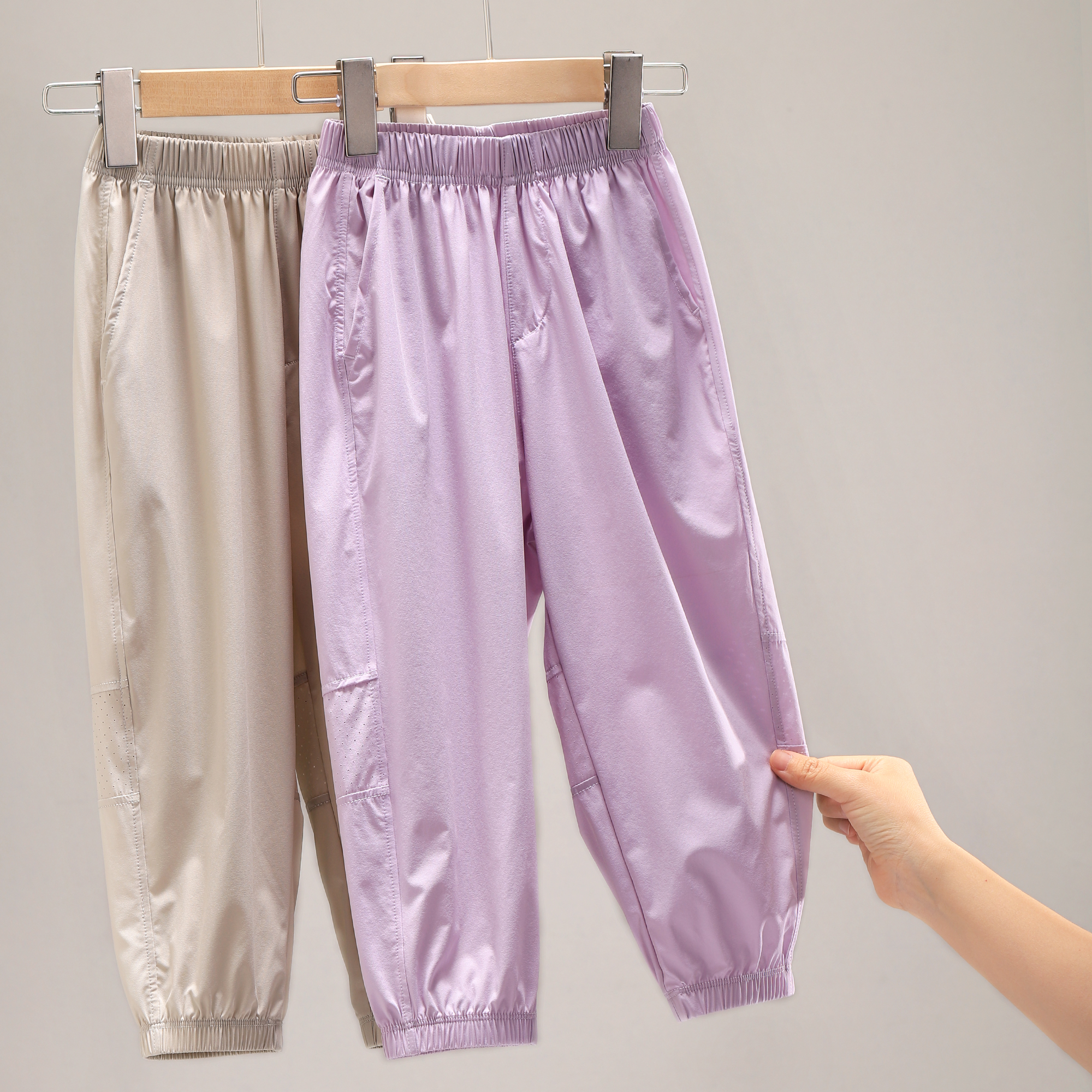 儿童裤子宝宝防蚊裤夏季薄款长裤大童冰丝运动裤外穿男女童防晒裤