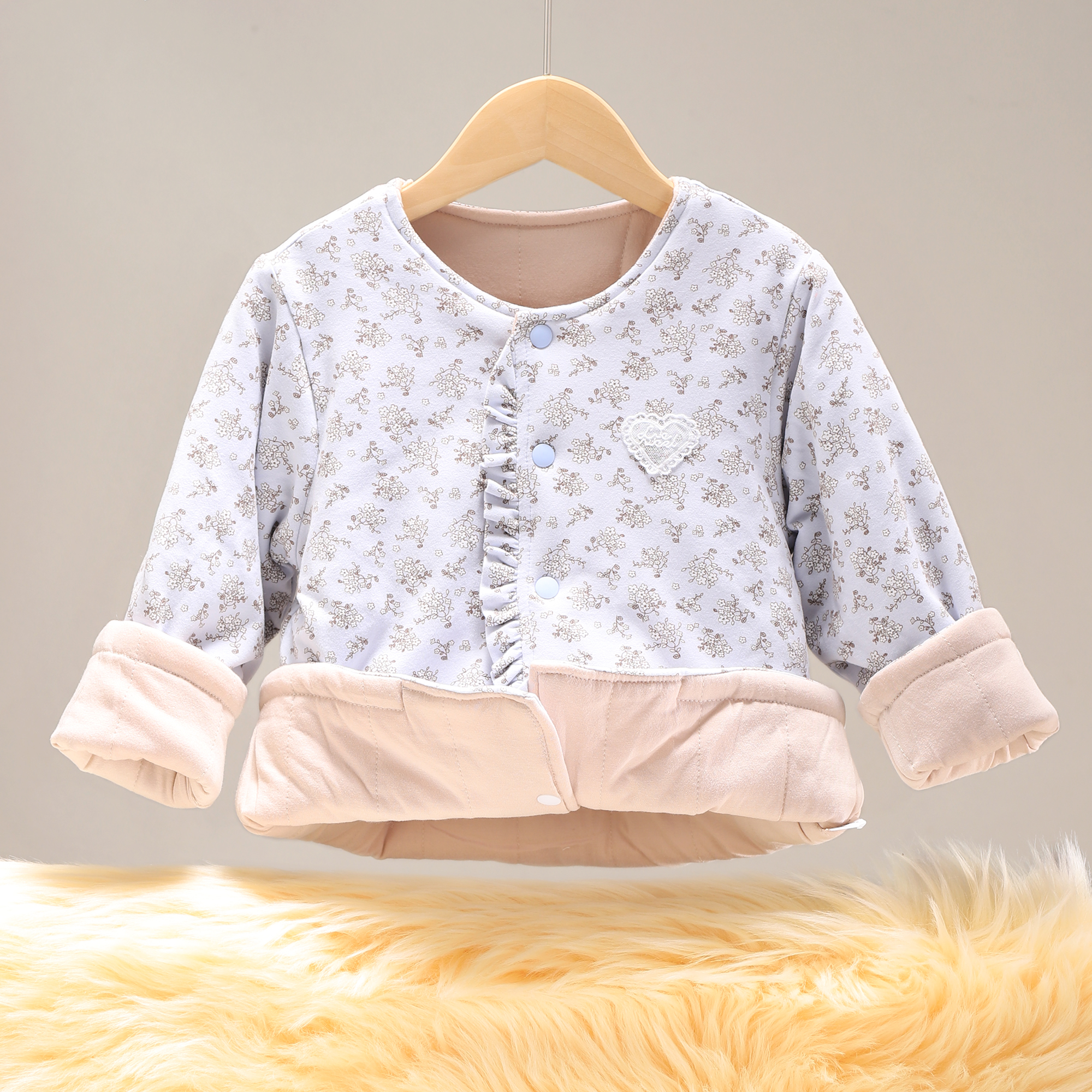 宝宝校服神器内搭儿童棉袄内胆冬季外套宝宝加厚棉衣女童保暖棉服