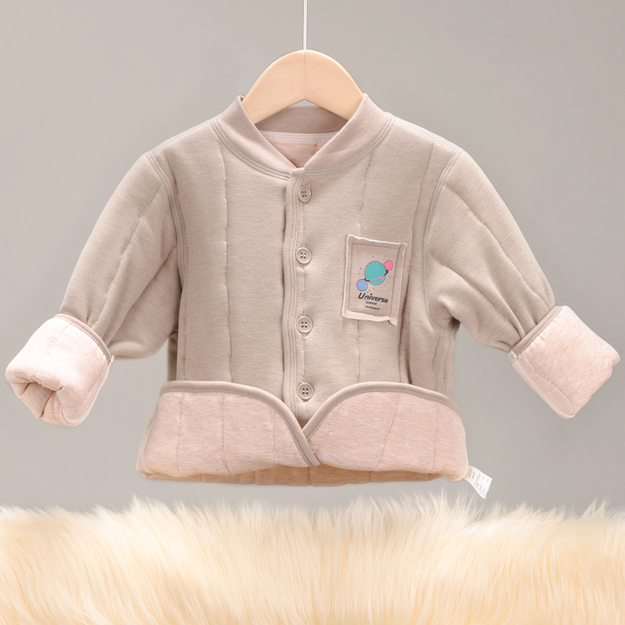 校服神器儿童小棉袄内胆羊毛冬季宝宝加厚棉衣男女童保暖棉服外套