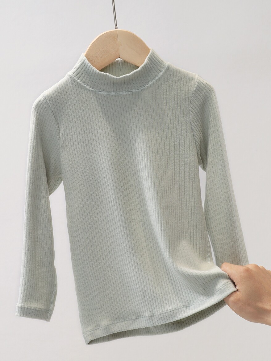 BOYS T-SHIRTS LONG-SLEEVED BABY AUTUMN CLOTHES SINGLE TOPS BABY UNDERWEAR GIRLS WARMTH CHILDRENS UNDERWEAR SPRING AND AUTUMN BASES