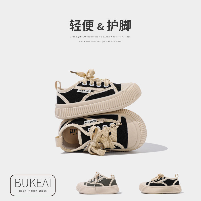 儿童儿童帆布鞋休闲春秋图片