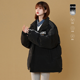 中性风冬季字母织带连帽羽绒服白鸭绒外套YR6116P235控298，男装羽绒服，电商A268