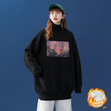 中性冬季宽松百搭毛衣男女潮流针织衫新M6913P65控78加绒P75，男装针织衫/毛衣，电商A268