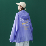 港风中性夏韩版轻薄连帽宽松情侣防晒服女外套男新F6033P55控68，男装夹克，电商A268