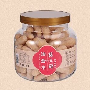 2罐张大酥油金栆260g手工老传统健康小吃酥脆糯米饼干休闲零食