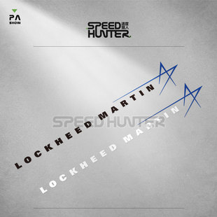 Lockheed Martin 洛克希德马丁 军事 军标05 汽车贴纸 反光车身贴