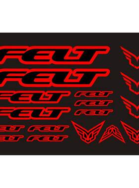 FELT新款图案自行车贴纸