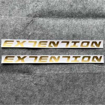 extention街攀自行车侧标