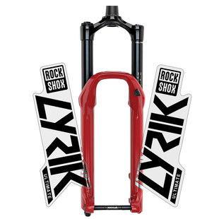 Rockshox lyrik前叉贴纸登山车防水前叉贴花单车装饰透明底