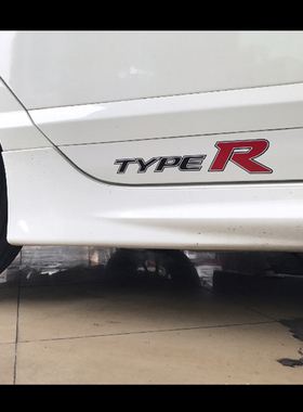 适用于CIVIC思域飞度缤智锋范FD2 TYPE R车门装饰汽车贴纸