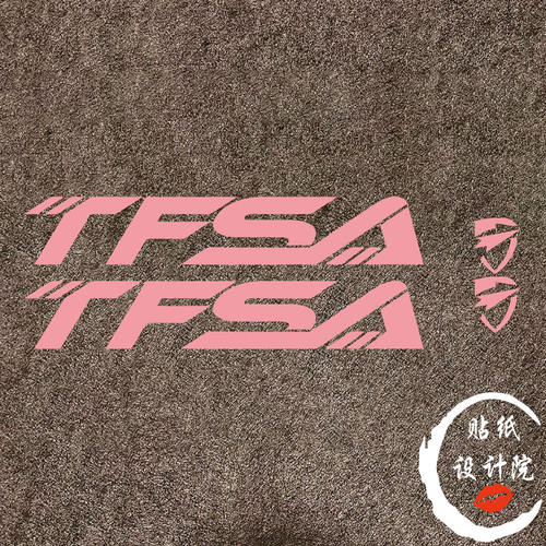 适用于TFSA公路车贴纸自