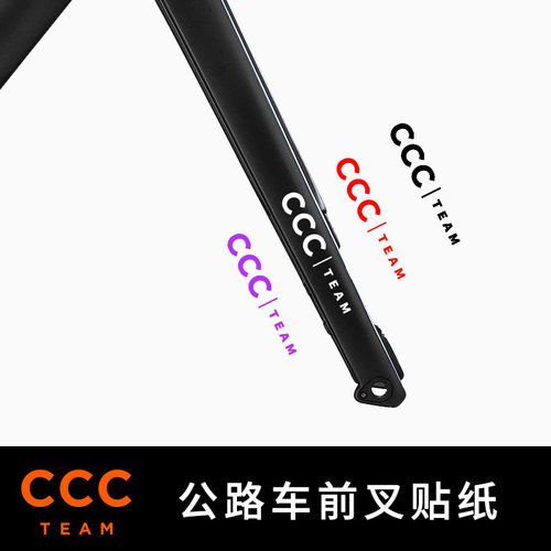 GIAN公路车架贴纸TEAM前