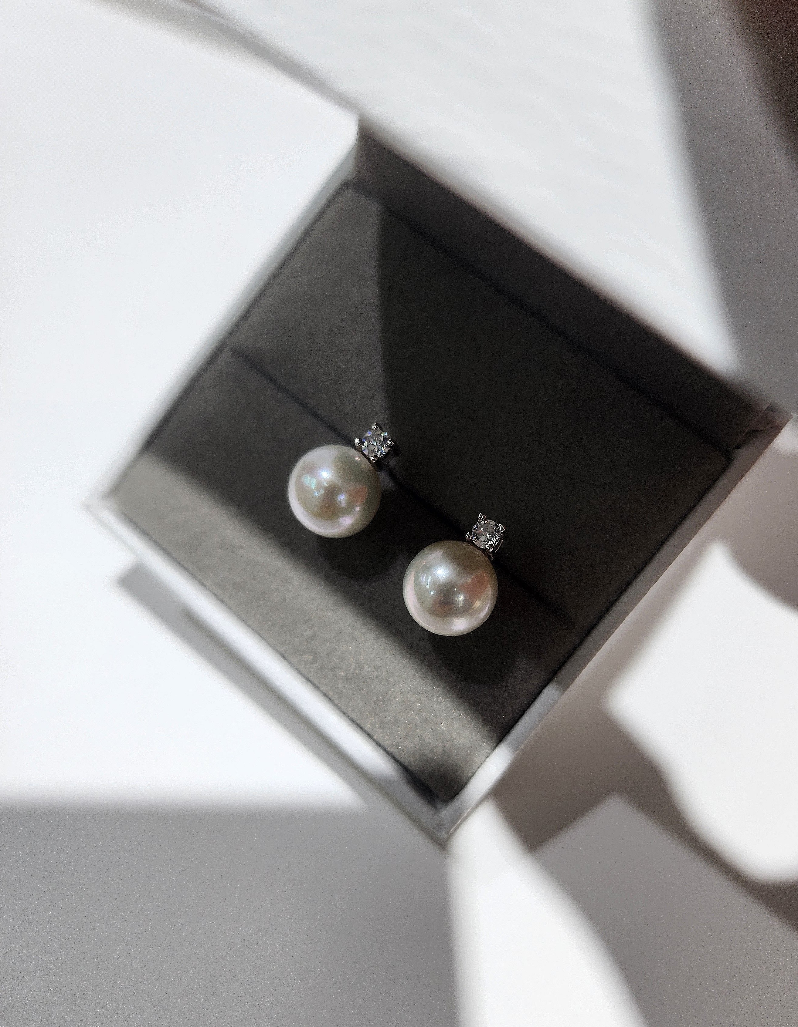 流素losu.925银正圆几乎无暇强光天然珍珠小王妃锆石气质耳钉耳饰,珠宝/钻石/翡翠,耳饰,淘宝优惠券,粉丝福利购,淘宝优惠卷