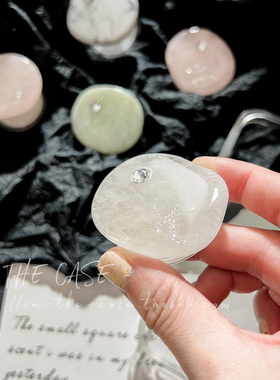 InTheCase 4色天然石头手机支架ins水钻字母定制伸缩气囊折叠磁吸