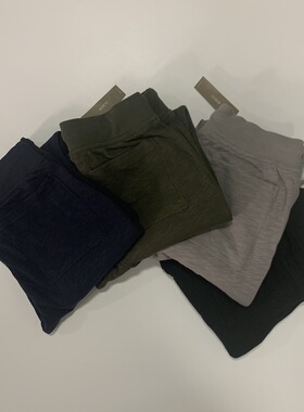 现货J.crew男纯棉薄款锥形束脚休闲卫裤AZ684