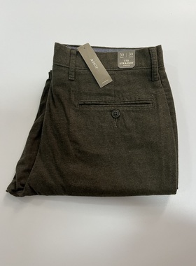 现货J.CREW男770软棉中腰直筒休闲裤WZ1722