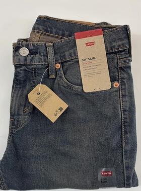 现货Levi's/李维斯男511做旧蓝水洗修身牛仔裤#045115957