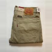 现货Levi 295070009 秋冬款 李维斯男502卡其色牛仔布锥形牛仔裤