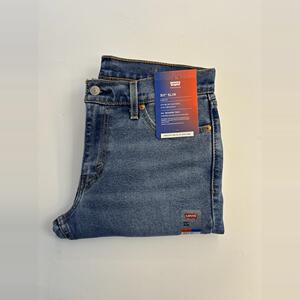 现货Levi's/李维斯男厚款511蓝色水洗修身牛仔裤#045115222