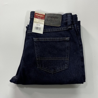 Wrangler男直筒中腰纯棉牛仔裤