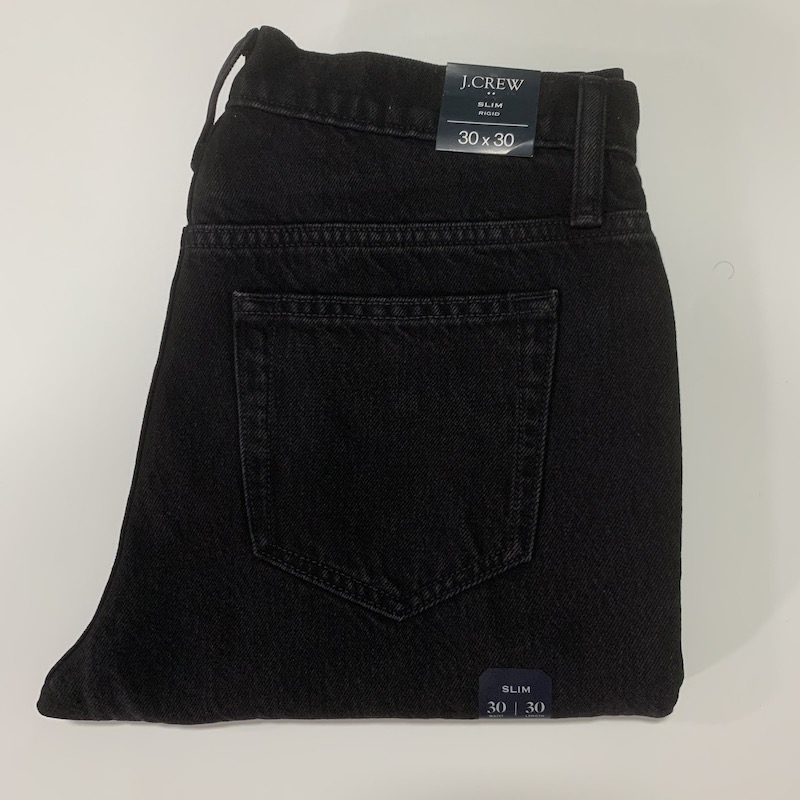 j.crew纯棉修身小脚牛仔裤