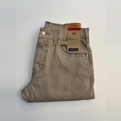 李维斯男厚款517卡其色牛仔裤