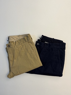 H3154 chino 现货J.CREW男纯棉中腰修身 小脚休闲裤