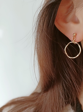 无耳洞佩戴波浪形莫斯乌比圈无痛蚊香盘耳夹女百搭小清新耳饰新款