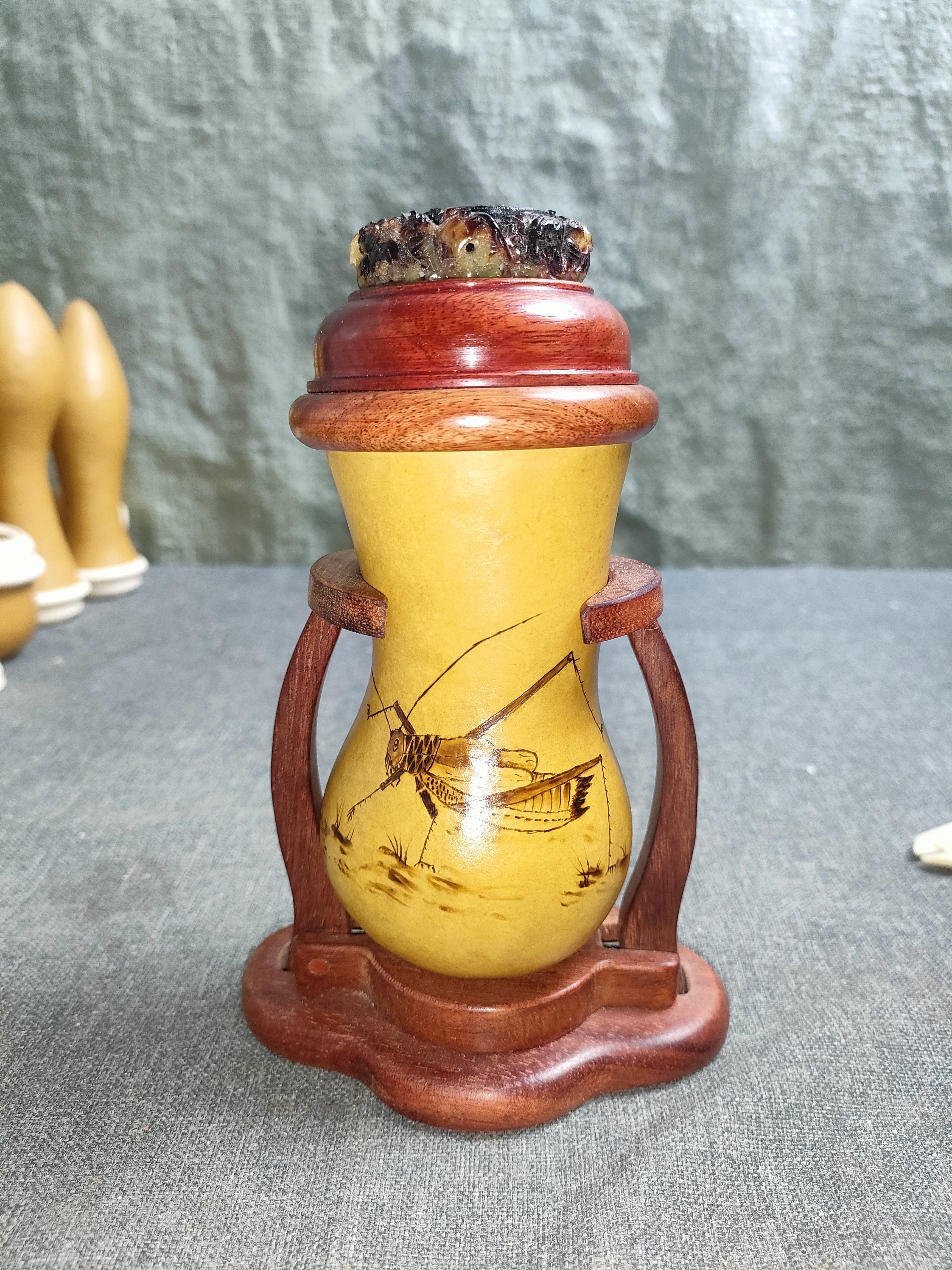 蝈蝈罐高级蝈蝈叫罐精品高端过冬笼子虫具葫芦蛐蛐罐,特色手工艺,葫芦,淘宝优惠券,粉丝福利购,淘宝优惠卷