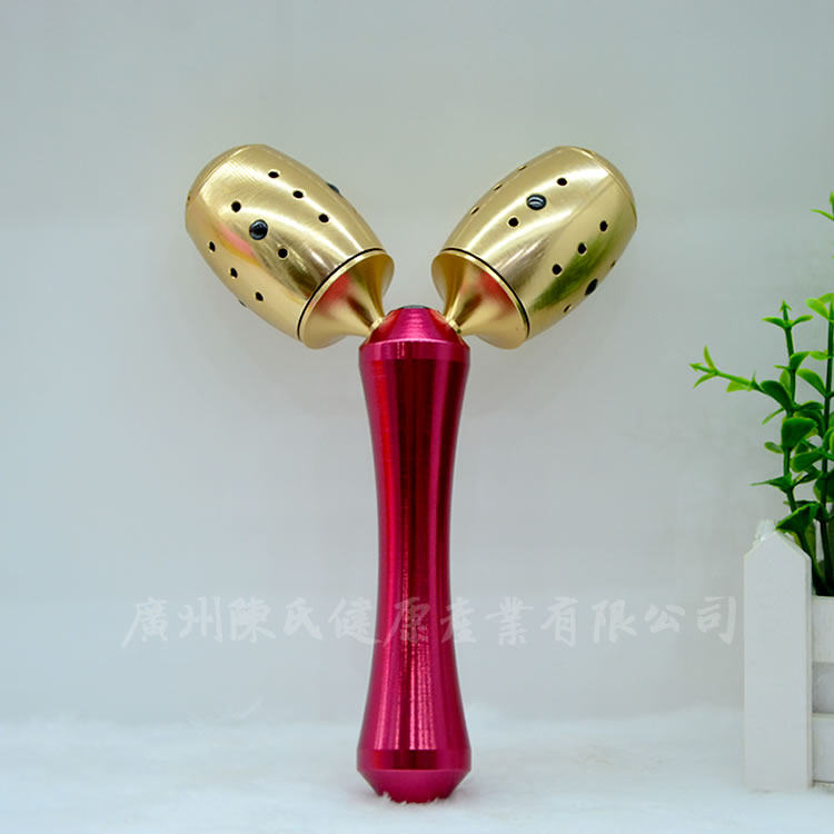 艾灸推拿器 纯铝打造 颈椎按摩温灸推拿理疗 家用全身磁疗艾推器