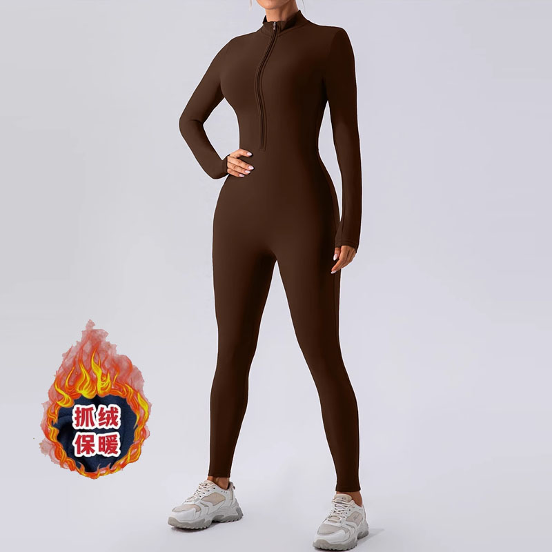 ALO秋冬季加绒保暖连体瑜伽服女