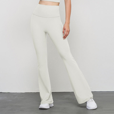 ALO春秋薄款高腰提臀喇叭瑜伽裤